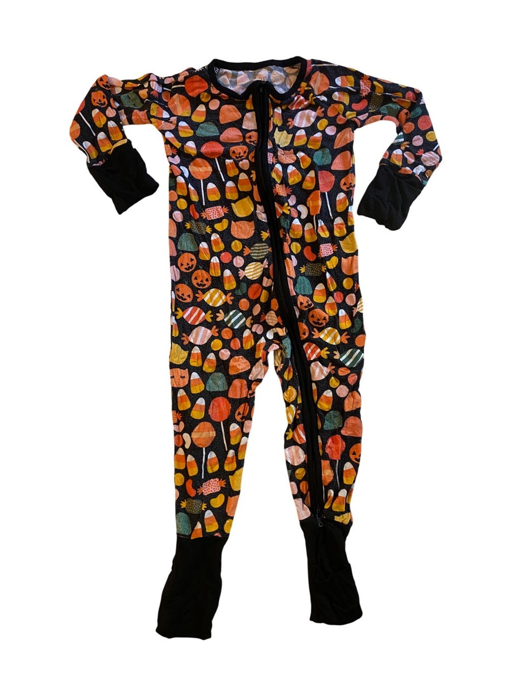Little Sleepies Zippy Spooky Sweets Halloween Pattern 6-12 months